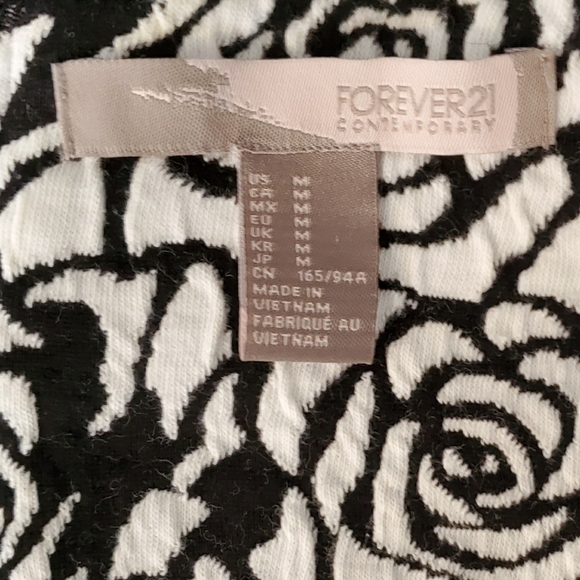 Forever 21 Fit n Flare Dress sz M - Picture 3 of 7